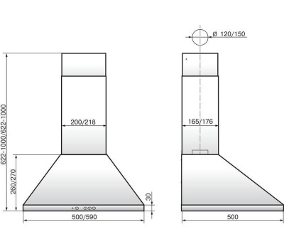 Вытяжка ELIKOR Вытяжка настенная VENTA 50P-430-K3D MILK