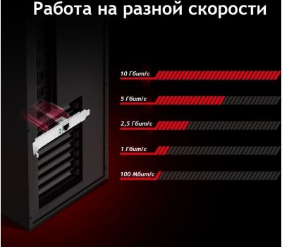 TP-LINK Сетевой адаптер TX401 (10G Ethernet, PCI Express x4, 10000Mbs) (TX401)