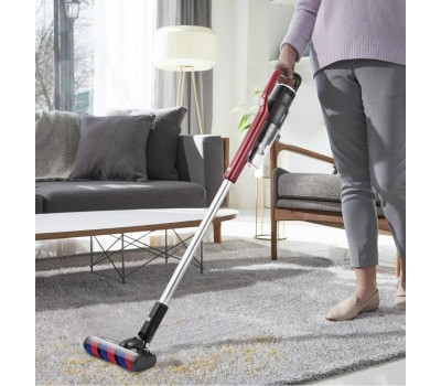 Пылесос KITFORT Ручной пылесос (handstick) КТ-561, 500Вт, черный/красный