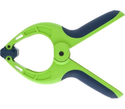 Струбцина СИБРТЕХ Струбцина клещеобразная 2-3/4, пластиковый корпус, двухкомпонентные рукоятки, усиленная пружина, 70 мм 20786