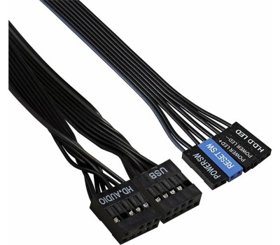 EXEGATE Корпус MIDITOWER ATX 350W 2xUSB аудио black AA-440-AA350 EX290176RUS