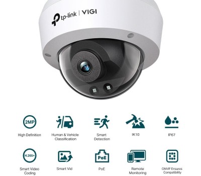 Камера видеонаблюдения TP-LINK Камера видеонаблюдения IP Vigi C220I, 1920х1080 pix, 2.8 мм, белый [vigi c220i(2.8mm)]