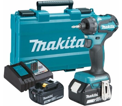 MAKITA Дрель-шуруповерт DDF083RFE, 3Ач, с двумя аккумуляторами