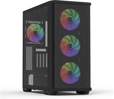 ZALMAN Корпус ATX Z10 Duo, Midi-Tower, без БП, черный