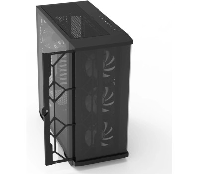 ZALMAN Корпус ATX Z10 Duo, Midi-Tower, без БП, черный