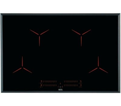 Варочная панель электрическая AEG Индукционная варочная поверхность IPE84531FB, конфорок: 4 шт., стеклокерамика, независимая, черный