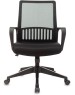 Кресло компьютерное БЮРОКРАТ Кресло MC-201, сетка/ткань, до 120кг, черный