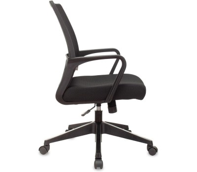 Кресло компьютерное БЮРОКРАТ Кресло MC-201, сетка/ткань, до 120кг, черный