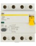 IEK Выключатель дифф. тока (УЗО) ВД1-63 (MDV10-4-040-100) 40A 4П 400В 4 модуля белый (упак.:1шт)