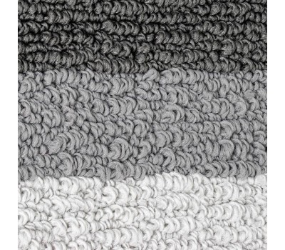 САНАКС - Коврик в ванную СТАР-ЛООП, одинарный. СЕРЫЙ, 550 х 900 мм, 100% полиэстер 00811