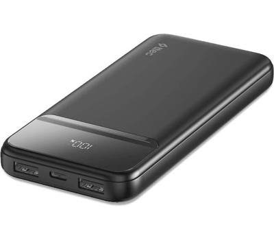 TTEC Внешний аккумулятор ReCharger LCD 10000mAh PD 2*USB-A&USB-C 20W Powerbank. Цвет: черный