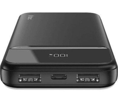 TTEC Внешний аккумулятор ReCharger LCD 10000mAh PD 2*USB-A&USB-C 20W Powerbank. Цвет: черный