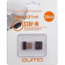 USB флеш QUMO 16GB NANO BLACK