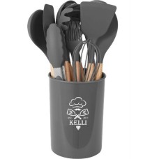 Набор кухонных принадлежностей KELLI KL-01120 серый