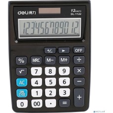 DELI Калькулятор настольный E1122/GREY серый 12-разр.