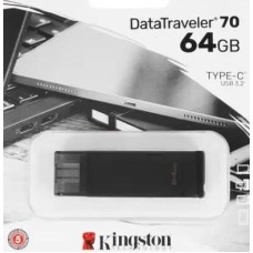 KINGSTON Флэш-накопитель USB-C 3.2 64GB DT70/64GB