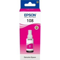 EPSON 108 C13T09C34A, для , 70мл, пурпурный