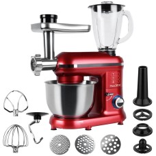 Кухонный комбайн 9 в 1 RAGEX R101, 4.5л, 1500Вт, цвет: 600 (красный), КИТАЙ