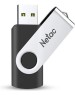 NETAC Флеш Диск 128GB U505 NT03U505N-128G-20BK USB2.0 черный/серебристый