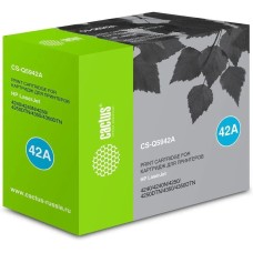 Картридж CACTUS Картридж CS-Q5942A, Q5942A, черный / CS-Q5942A