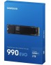 Накопитель SSD SAMSUNG SSD накопитель 990 EVO 2ТБ, M.2 2280, PCIe 4.0 x4, NVMe, M.2 [mz-v9e2t0bw]