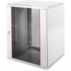 ЦМО Шкаф коммутационный ШРН-Эконом ШРН-Э-12.650-9005 настенный, стеклянная передняя дверь, 12U, 600x608x650 мм