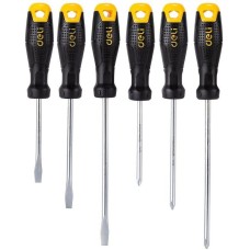 Набор отверток DELI Набор отверток DL620006 6шт SL5x75 + SL5x100 + SL6x150 + PH1x75 + PH1x100 + PH2x150