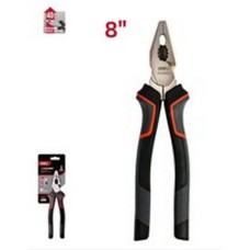 Комбинированные плоскогубцы DELI Комбинированные плоскогубцы DL0005 200мм, Cr-V, эксцентриковый шарнир, антикоррозийное покрытие, трехкомпонентная прорезиненная рукоять