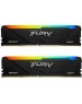 KINGSTON Модуль памяти 32GB FURY Beast RGB KF432C16BB2AK2/32 DDR4 3200 DIMM Gaming Memory Non-ECC, CL16, 1.35V, Kit (2*16GB), RTL