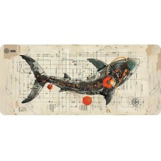 Коврик для мыши CACTUS Коврик для мыши Shark Кордура, 900х400х4мм [cs-mp-cor03xxl]