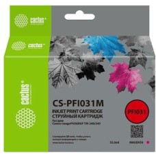 Картридж CACTUS Картридж CS-PFI031M, PFI-031M, пурпурный пигментный / CS-PFI031M