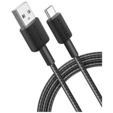 Кабель ANKER Кабель USB Type-C (m) - USB (m), 1.8м, черный [a81h6g11]