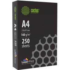 Бумага CACTUS Бумага LaserPrint CS-LPA4160250, A4, для лазерной печати, 250л, 160г/м2, белый