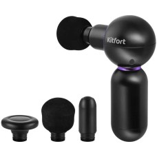 KITFORT Массажер перкуссионный КТ-2987, черный, фиолетовый