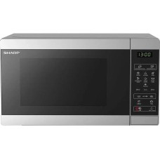 SHARP Микроволновая печь R-2800RSL, 800Вт, 20л, серебристый