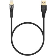 MAXVI Кабель MC-31L черный USB-A - Lightning, 2.4A