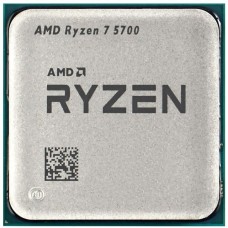 AMD Центральный Процессор RYZEN 7 5700 (Cezanne, 7nm, C8/T16, Base 3,70GHz, Turbo 4,60GHz, Without Graphics, L3 16Mb, Default TDP 65W, SAM4) OEM