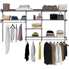 ПРАКТИК HOME Гардеробная система Optima G240 металл, 1050x2550x450мм графит [s70299919515]