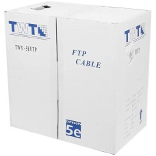 LANMASTER Кабель информационный TWT-5EFTP кат.5E FTP 4 пары 24AWG PVC внутренний 305м серый