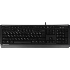 A4TECH Клавиатура FK10 черный/серый USB (FK10 GREY) кабель 1.5м