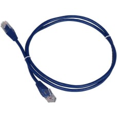 LANMASTER Патч-корд TWT-45-45-0.15-BL RJ-45 вил.-вилка RJ-45 кат.5E 0.15м синий ПВХ (уп.:1шт)