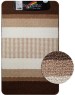 САНАКС - Коврик в ванную СТАР-ЛООП, одинарный, КОРИЧНЕВЫЙ, 550 х 900 мм, 100% полиэстер 00813