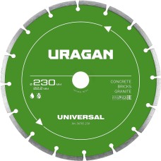 URAGAN UNIVERSAL 230 мм, диск алмазный отрезной сегментный (36705-230)