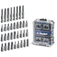 ЗУБР Профи 35 предм., система стыковки Z-БОКС, набор бит, Профессионал (26394-H35)