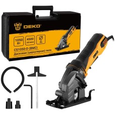 Дисковая (циркулярная) пила DEKO Дисковая (циркулярная) пила CS1050-D в кейсе, 1050Вт, 85мм диск