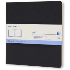 MOLESKINE Блокнот для рисования ART CAHIER SKETCH ALBUM ARTSKA5 190x190мм обложка картон 88стр. черный