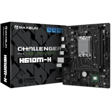 Материнская плата MAXSUN Материнская плата MS-Challenger H610M-H V1 H610, LGA1700, 2*DDR4, 1*PCIEx16, 1*PCIEx1, 1*M.2, 4*USB3.2Gen1, 6*USB2.0, 2*SATA3.0, 1G, HDMI, M-ATX, RTL