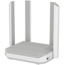 KEENETIC Wi-Fi роутер Netcraze Hopper, Wi-Fi 6, AX3000, 2.4/5ГГц, 4 WAN/LAN, белый [nc-3811]