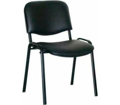 Стул OLSS стул ИЗО черный обивка - кож.зам. рама окрашенная черной порошковой краской
