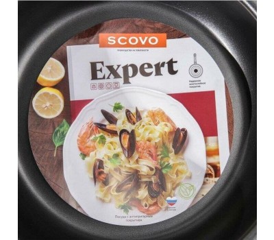 Сотейник SCOVO СЭ-013 expert со стекл. крышкой д.26 см